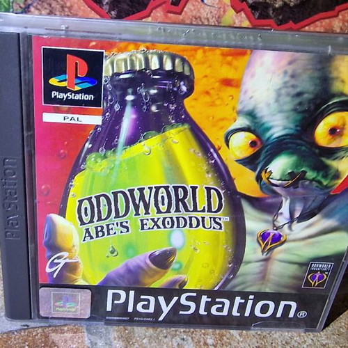 Oddworld Abe’s Exodus PlayStation 1 game