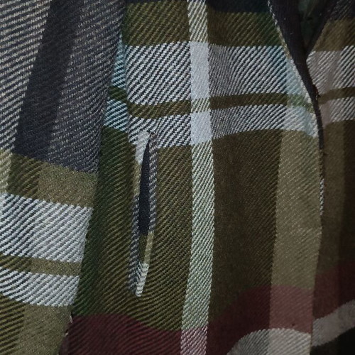 BSB women's long checkered coat used