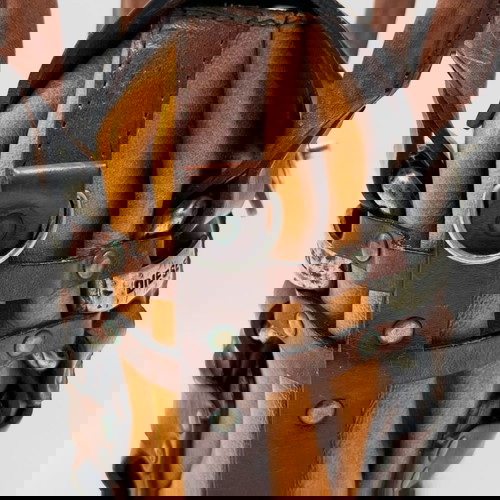 Кафява кожена мини чанта Diesel употребявана