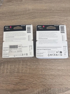 HP Magenta 953 XL ink cartridges, pack of 2