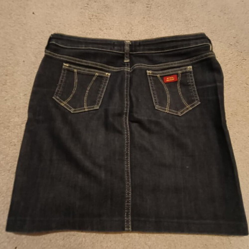Miss Denim denim skirt like new, blue, size M