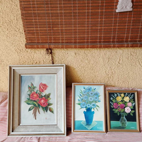 Frames used, set of three