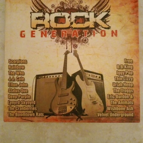 Rock Generation 4 CD music collection like new, metal