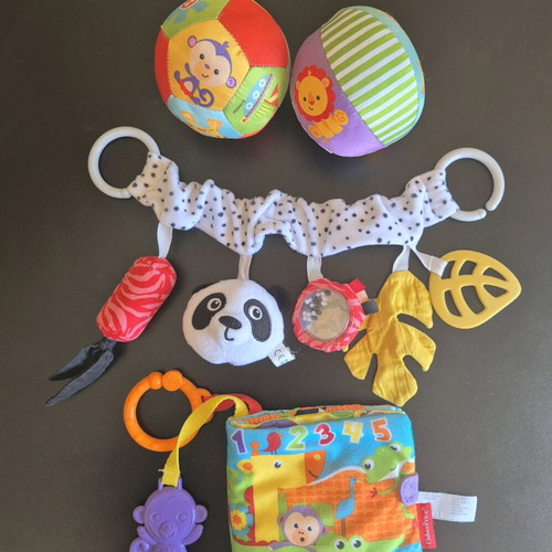 Soft baby toys like new, set