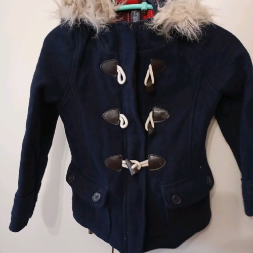 Boys' jacket like new, size 128 cm, blue Oreo color