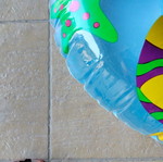 Inflatable children's boat like new