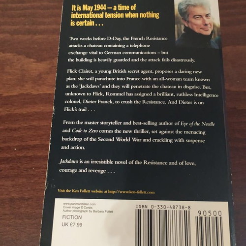 Jackdaws by Ken Follett used book in Greek
