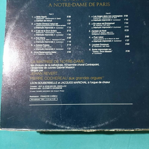 Une Nuit de Noël à Notre-Dame de Paris vinyl record