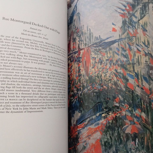 Monet 25 Masterworks art book like new, vintage edition 1982