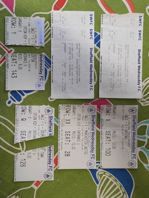 Sheffield Wednesday F.C. tickets used