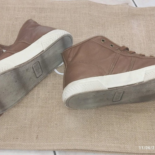 Polo Ralph Lauren Tremayne Deep leather shoes like new, size 43, beige
