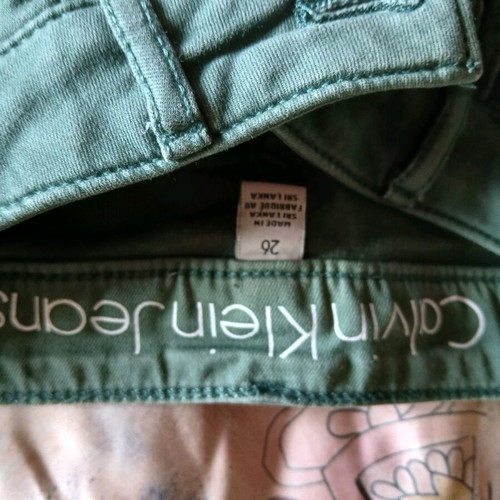 Calvin Klein pants like new, size 26, dark green