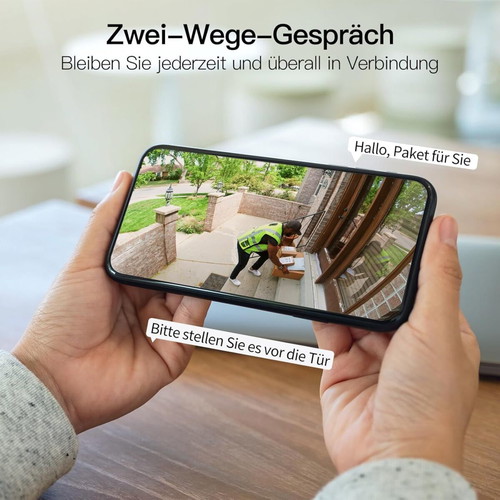 Vimtag 4MP Outdoor and Indoor Camera IP66 Waterproof with Color Night Vision and Two-Way Audio