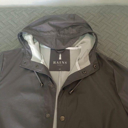 Rain waterproof jacket like new, gray, size S