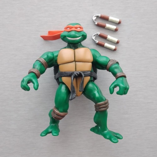 Michelangelo Teenage Mutant Ninja Turtles 2002 action figure used