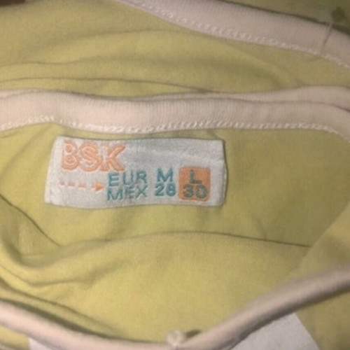 Bershka Helterneck Top like new, green yellow