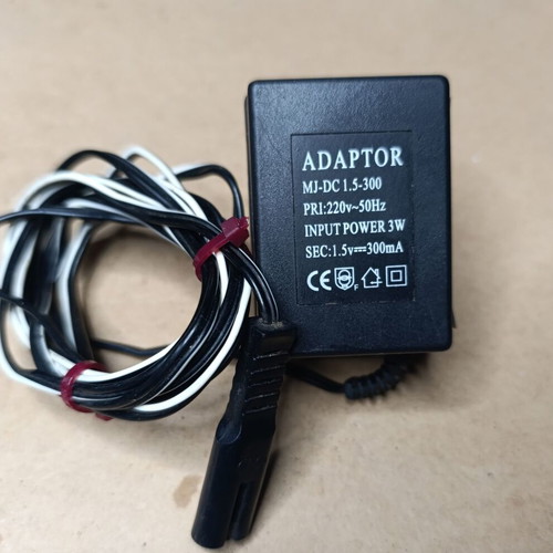 Power adapter 1.5V used with 300mA current
