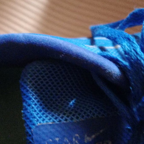 Nike kids athletic shoes used, size 36.5, blue