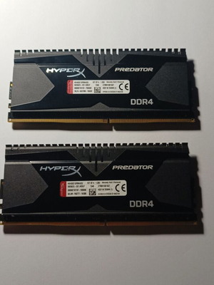 Μνήμη Kingston HyperX Predator DDR4 32GB (4x8GB) 3000MHz σαν καινούργιο