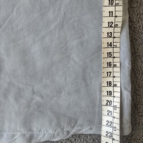 Vintage embroidered baby top used, crepe fabric, circa 1960
