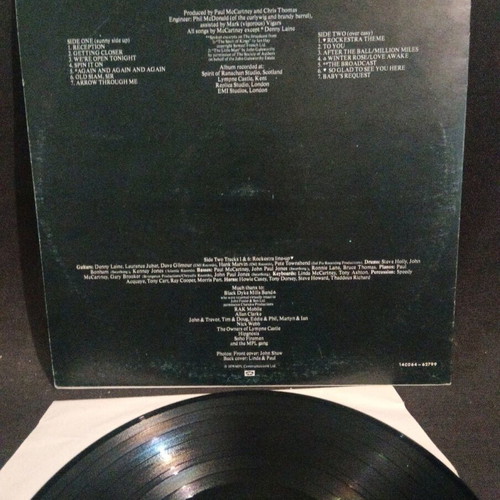 Wings Back To The Egg vinyl used without cover