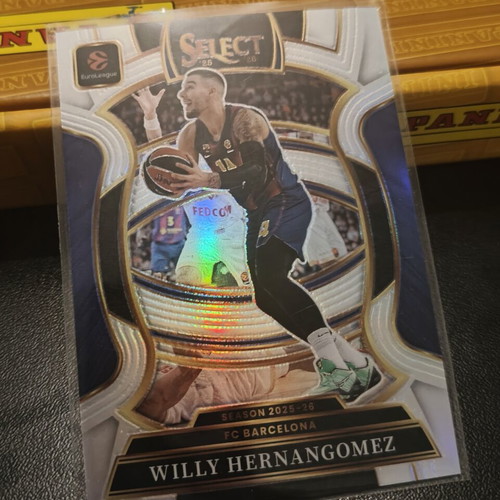 Willy Hernangomez Barcelona Concourse Silver Base 2025-26 Panini Select Euroleague