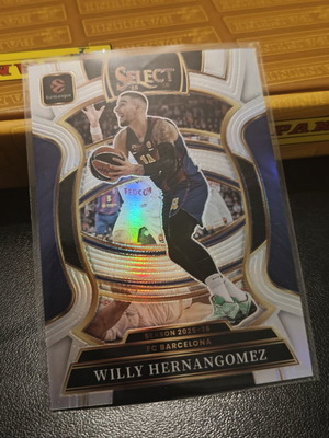 Willy Hernangomez Barcelona Concourse Silver Base 2025-26 Panini Select Euroleague