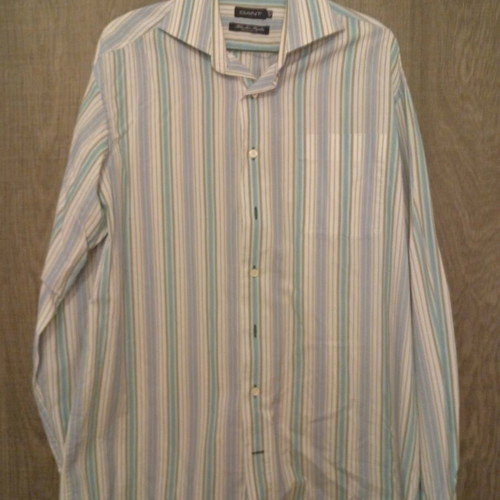 Gant men's shirt like new, blue and turquoise, sizes L and XL
