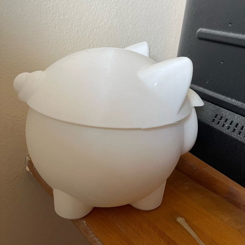 Handmade piggy bank 20cm, Make it Happen 3D