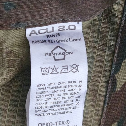 Pentagon ACU 2.0 camouflage military pants new