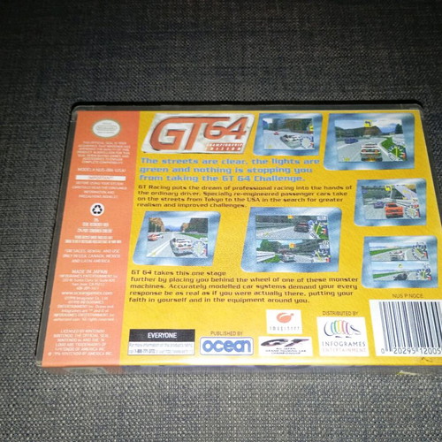 GT64 Championship Edition for Nintendo 64 used, racing