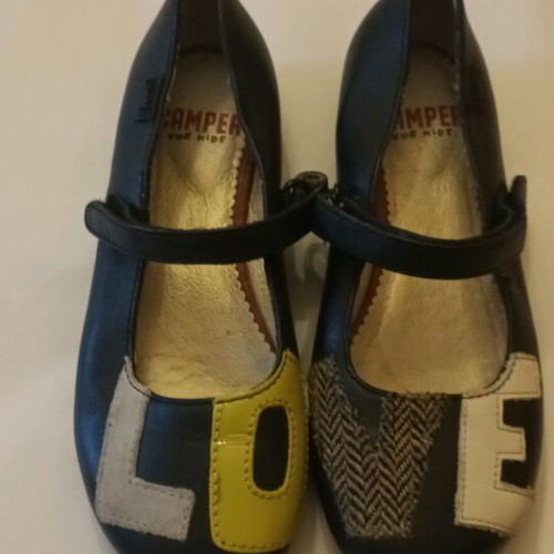 Camber leather ballerinas like new with different embroidery