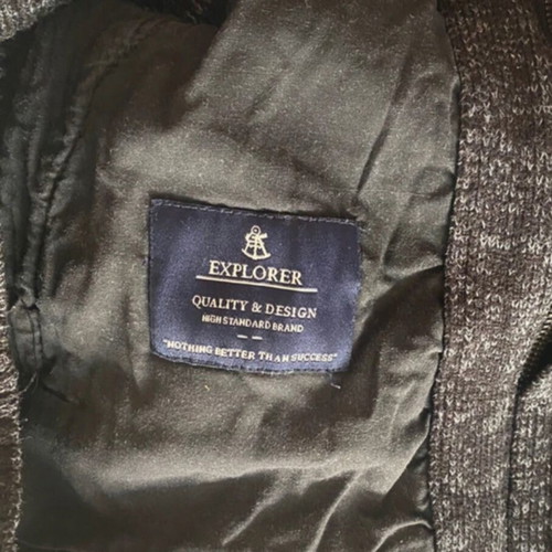 Explorer knitted cardigan size XL like new, black