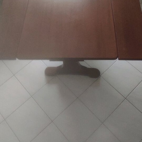 German-style table with crank and extension, like new