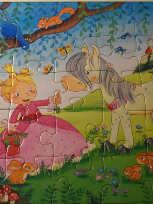 Ruvensburger puzzle card 40 pieces princess like new