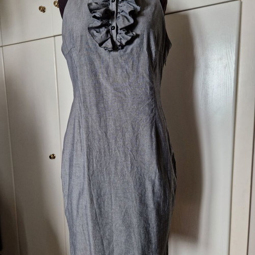 Aggi sleeveless midi dress grey like new L/XL
