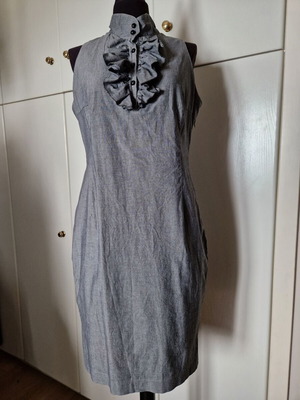 Aggi sleeveless midi dress grey like new L/XL