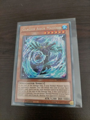Yu-Gi-Oh Glacier aqua madoor rare σε πάρα πολύ καλή κατάσταση