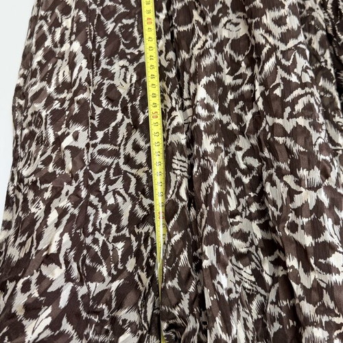 Animal Print Strapless Woman Dress Used Size 40 Leopard