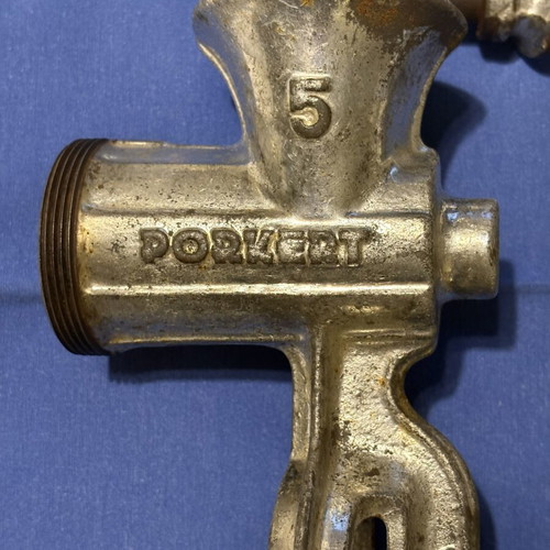 Porkert No5 vintage meat grinder with all parts