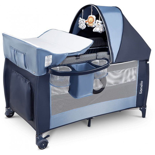 Lionelo Park Cot Sven Plus like new with extra mattress