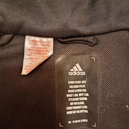 Adidas Performance YB ZNE jacket used, size S, black-white
