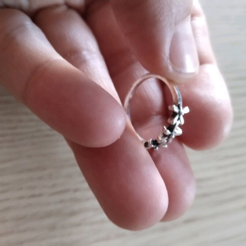 Zinc alloy ring new, size 5 for pinky finger