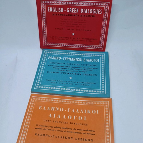 Dialogues set of 3 books like new, 60s edition, collectible