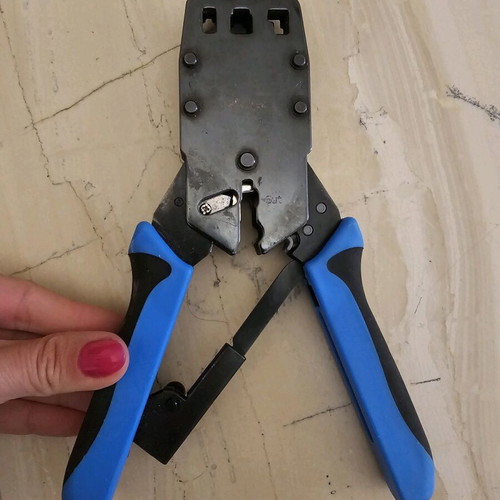 Value Ethernet Internet Cable Crimping Plier RJ45 used