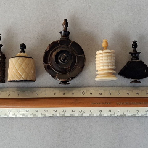 Miniature bottles new, handmade from India, set A