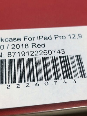 Book case for iPad Pro 12.9 new, red