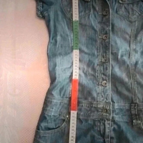 Denim dress Y2K like new, blue