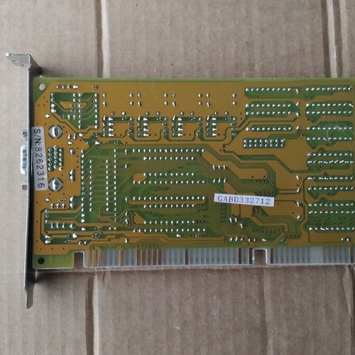 OAK OTIVGA 3716 256KB 16-bit ISA video card like new