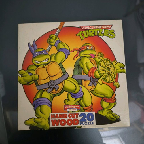 Puzzle Teenage Mutant Ninja Turtles used, wooden 20 pieces